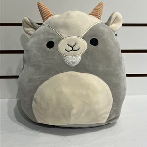 Squishmallows Gray and Cream Goat Plush